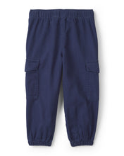 Cargar imagen en el visor de la galería, Toddler Boy Cargo Joggers - Navy Blue
