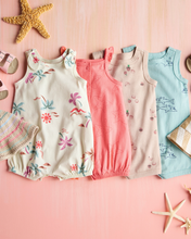 Cargar imagen en el visor de la galería, Beach Print Cotton Romper
