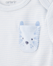 Cargar imagen en el visor de la galería, 5-Pack Animals Short-Sleeve Cotton Bodysuits
