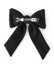 Cargar imagen en el visor de la galería, Bow Hair Clip - Black
