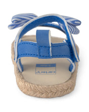 Cargar imagen en el visor de la galería, Baby Girl Striped Sandals - Blue
