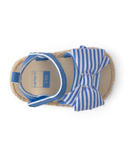 Cargar imagen en el visor de la galería, Baby Girl Striped Sandals - Blue
