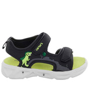 Cargar imagen en el visor de la galería, Lighted Sandals Black Dino
