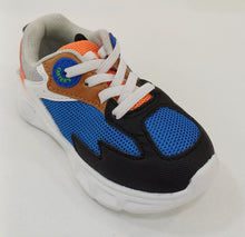 Cargar imagen en el visor de la galería, Slip On Sneakers Orange &amp; Blue

