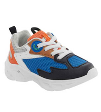 Cargar imagen en el visor de la galería, Slip On Sneakers Orange &amp; Blue
