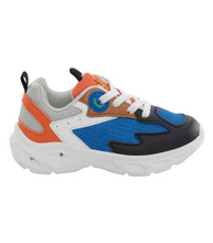 Cargar imagen en el visor de la galería, Slip On Sneakers Orange &amp; Blue
