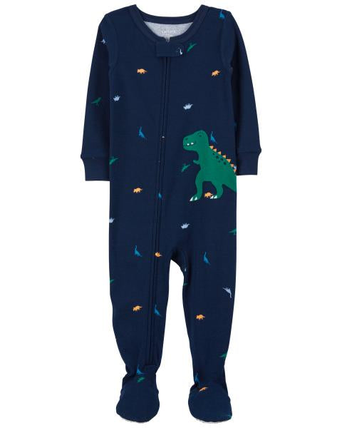 Pijama sin pies de 1 pieza de dinosaurio