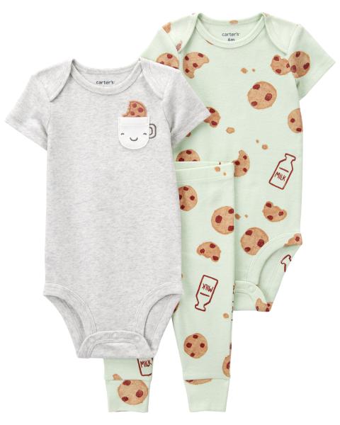 3-Pack Bodysuit And Leggings Set