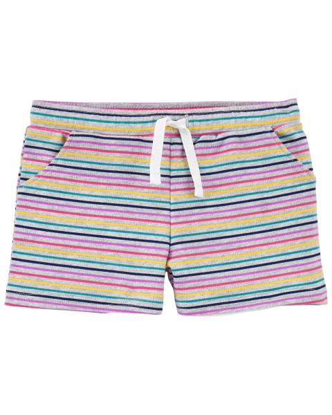 Striped Pull-On Shorts