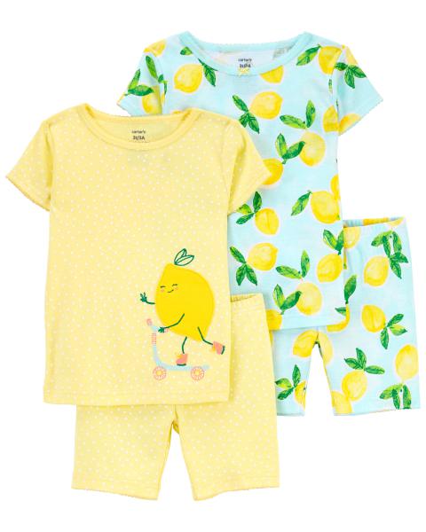 Pijama de 4 piezas Limón