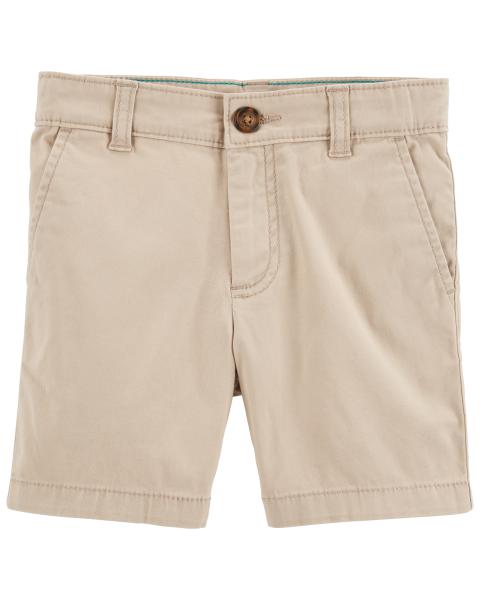 Flat-Front Shorts